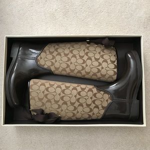 Coach Tristee rain boots